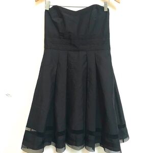 White House Black Strapless Flare Midi/Mini Dress (8)